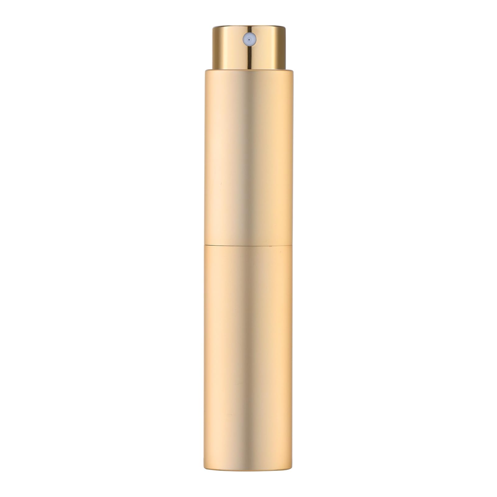 Tekson 10ml Travel Perfume Atomizer Refillable, Mini Cologne Spray Bottle Empty, Small Coffee Spray Bottle (Black)