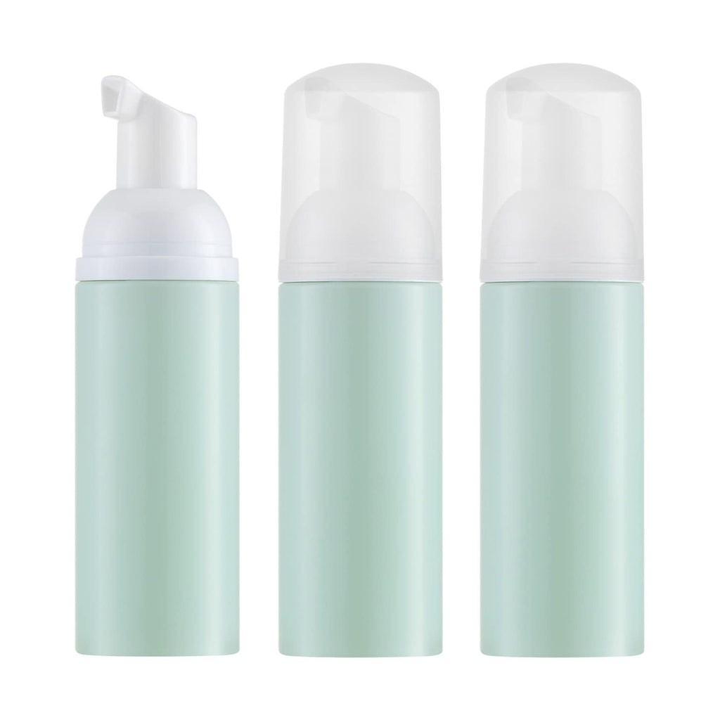 Tekson 30PCS Soap Foam Bottle (2 oz), Empty Travel Foaming Lash Shampoo for Cleanser, Dispenser (Black)