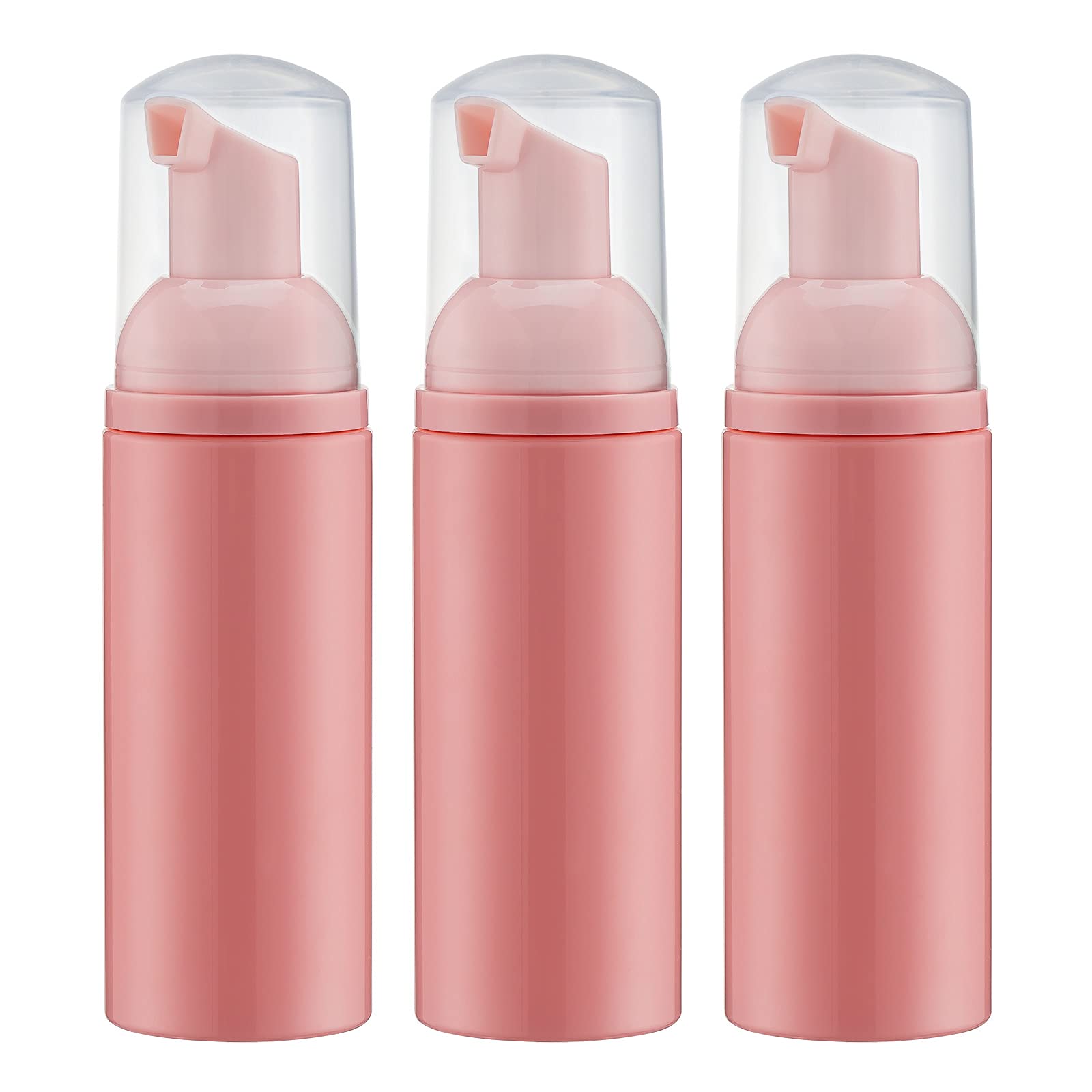 Tekson 30PCS Soap Foam Bottle (2 oz), Empty Travel Foaming Lash Shampoo for Cleanser, Dispenser (Black)