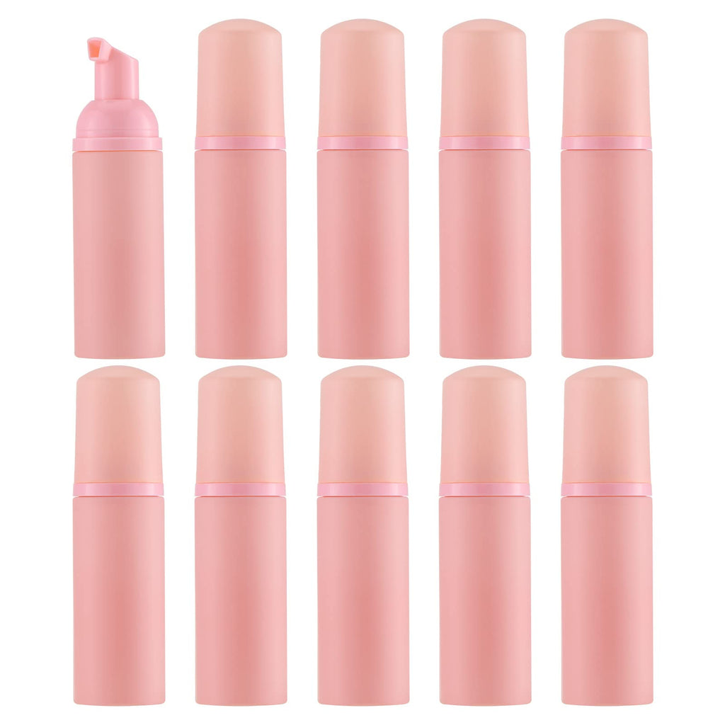 Tekson 30PCS Soap Foam Bottle (2 oz), Empty Travel Foaming Lash Shampoo for Cleanser, Dispenser (Black)