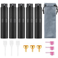 Tekson Travel Perfume Atomizer Refillable 8ml (5 PCS), Travel Cologne Sprayer Mini, Perfume Bottle Empty Small (5 Colors)